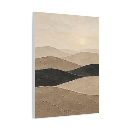 Quiet Hills frameless canvas side view