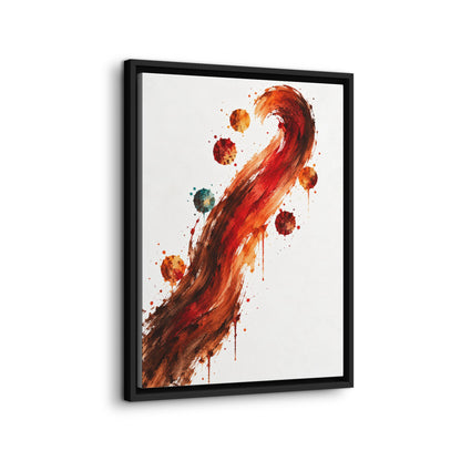 Le Premier Geste framed canvas side view