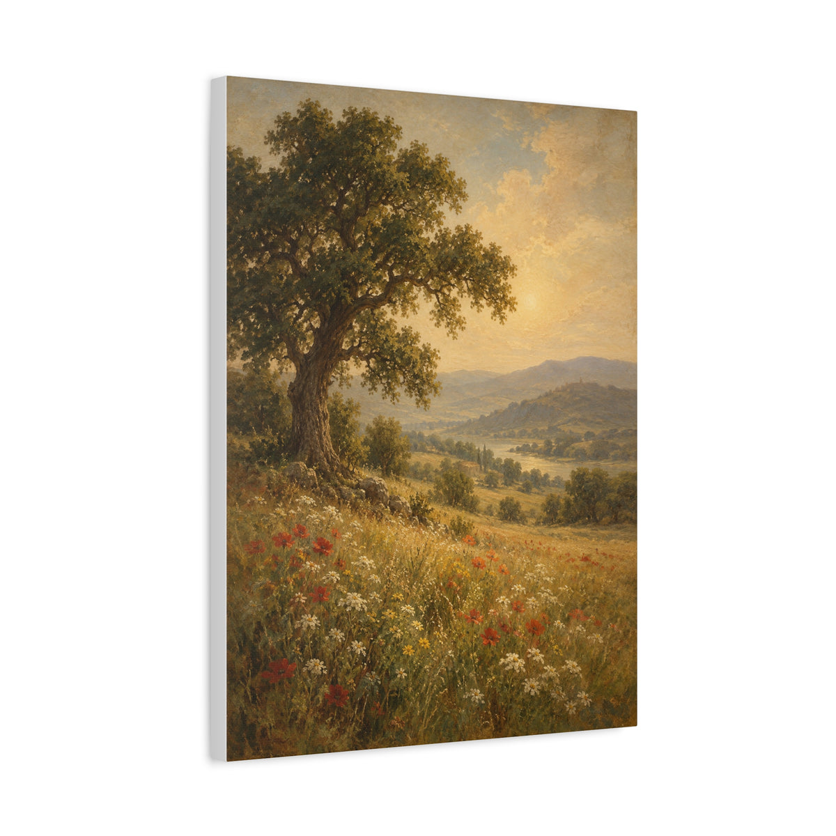 The Long Meadow frameless canvas side view