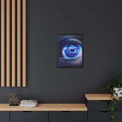 Eclipse of the Inner Eye framed canvas styled interior