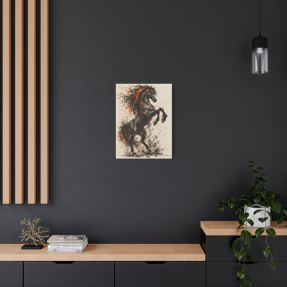 Equus Ignis frameless canvas styled interior