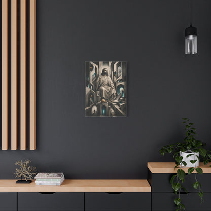 Scala Salvatoris frameless canvas styled interior