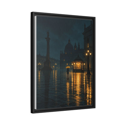 Small Hours framed canvas side view