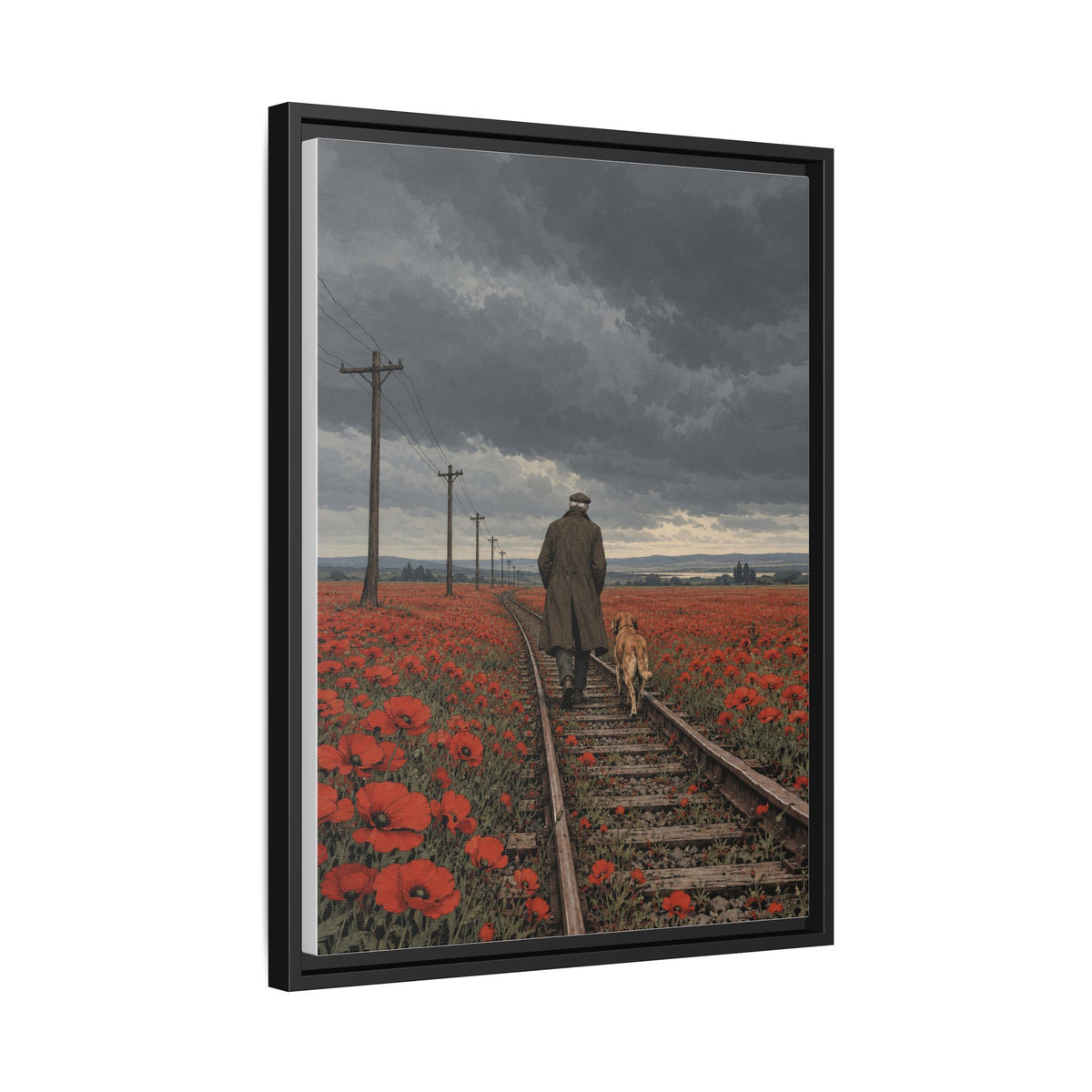 Northbound framed canvas side view
