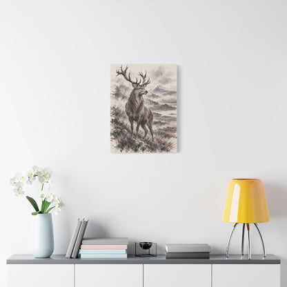 Rex Montium frameless canvas in a room