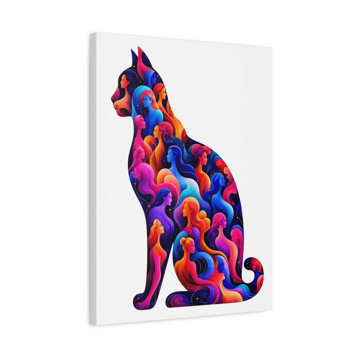 Felis Lumina frameless canvas side view