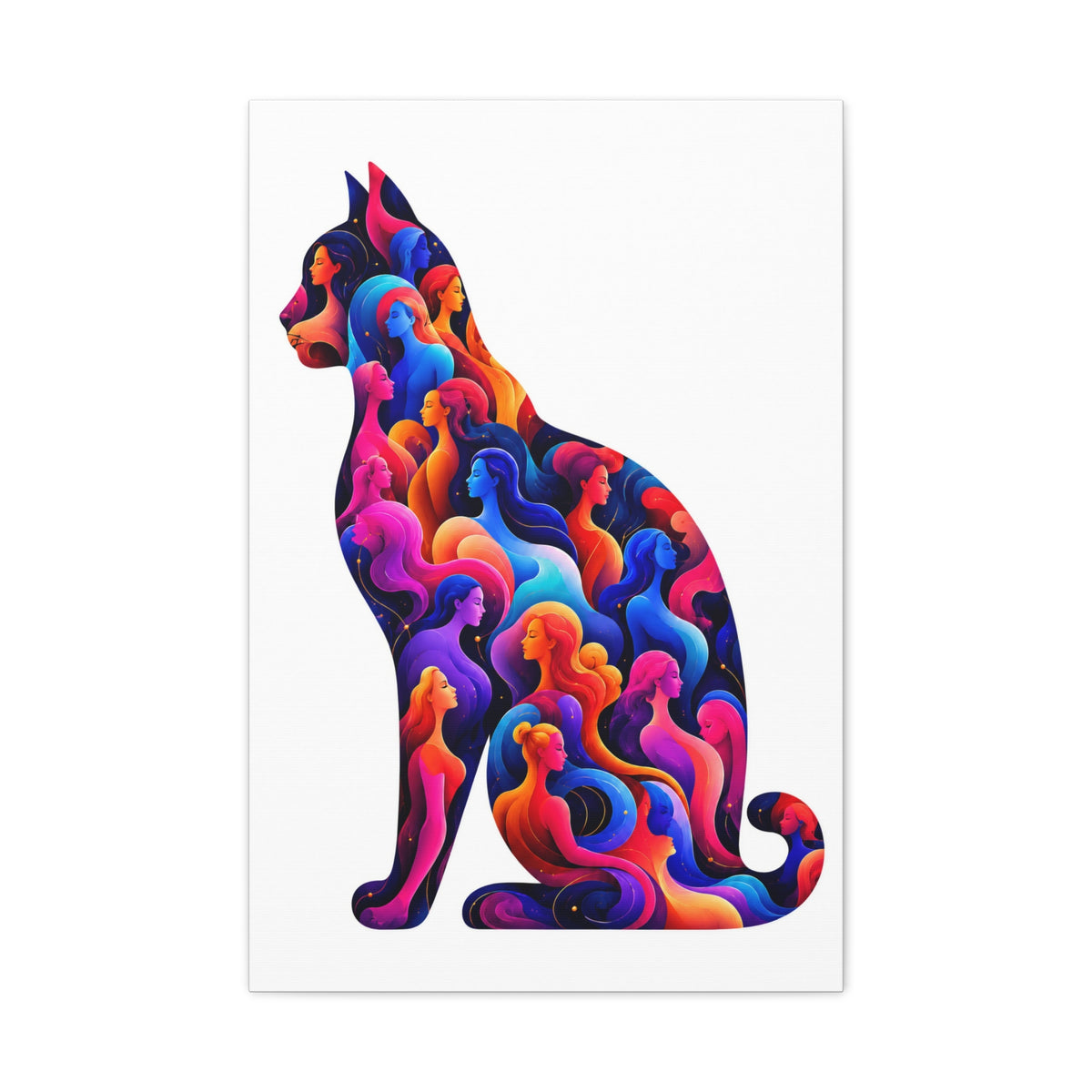 Felis Lumina Frameless Canvas