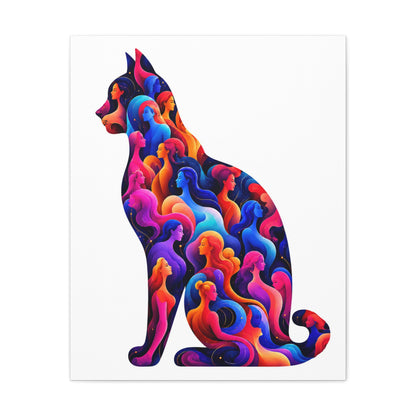 Felis Lumina Frameless Canvas
