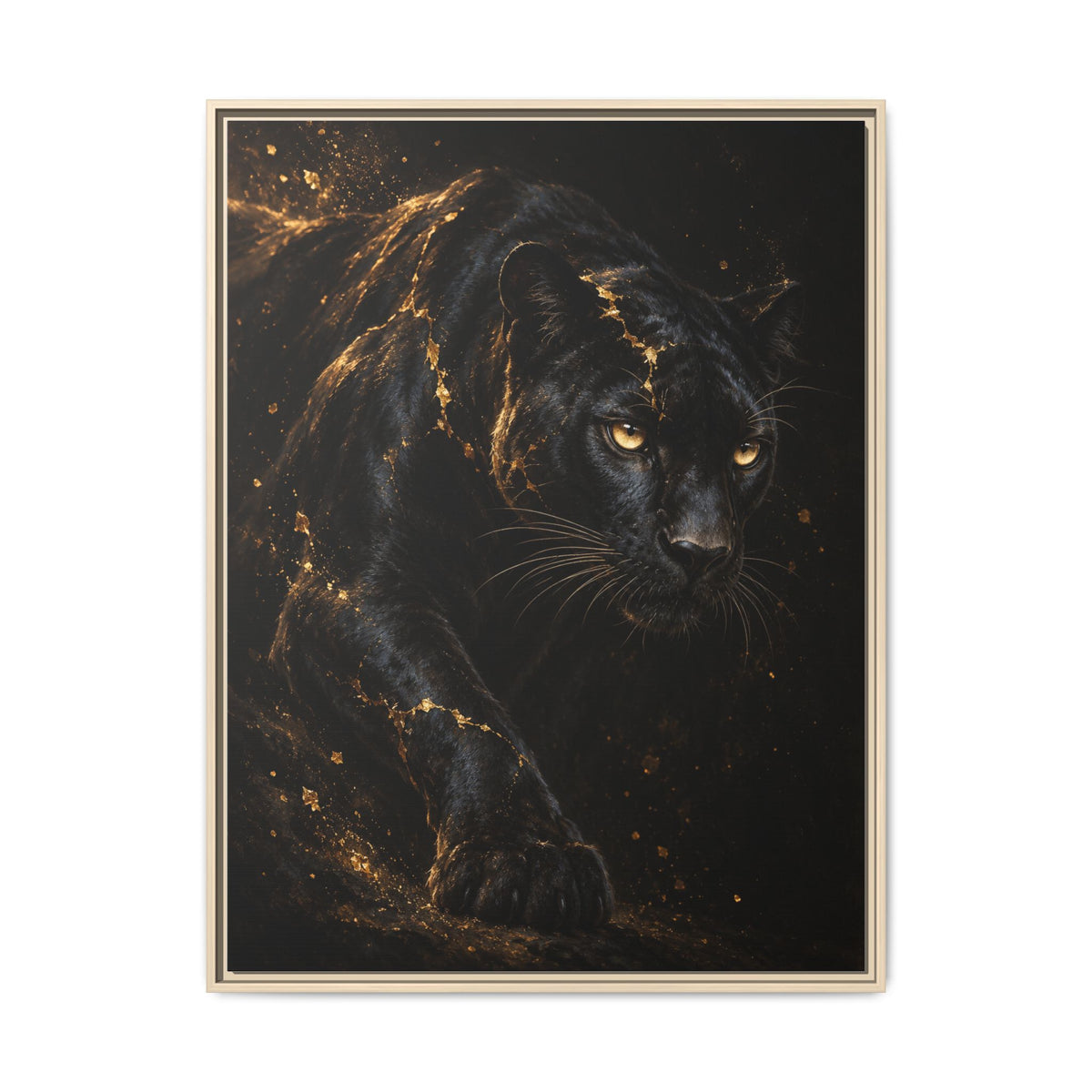 Aurea Umbra Framed Canvas